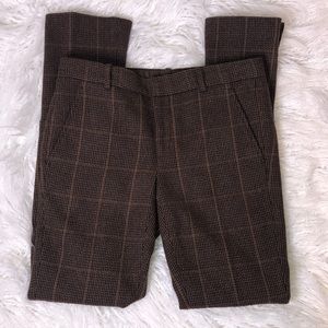 Ralph Lauren Wool Pants with Ankle Button Detail